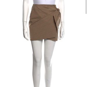 Isabel marant plaid mini skirt